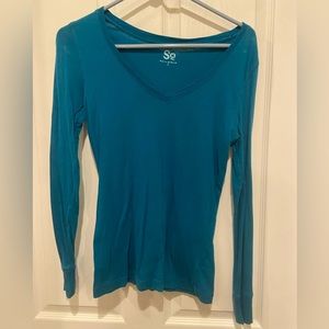 SO Woman’s Long Sleeve V-neck Top